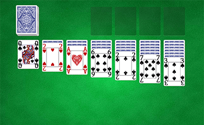 Klondike Solitaire game screenshot