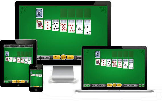 Play solitaire on desktop tablet mobile laptop