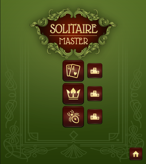 three games of solitaire in one with master solitaire
