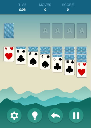 Solitaire Grande card game screenshot