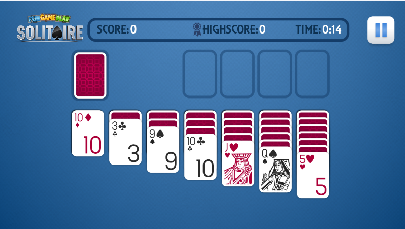 fun game play solitaire screenshot