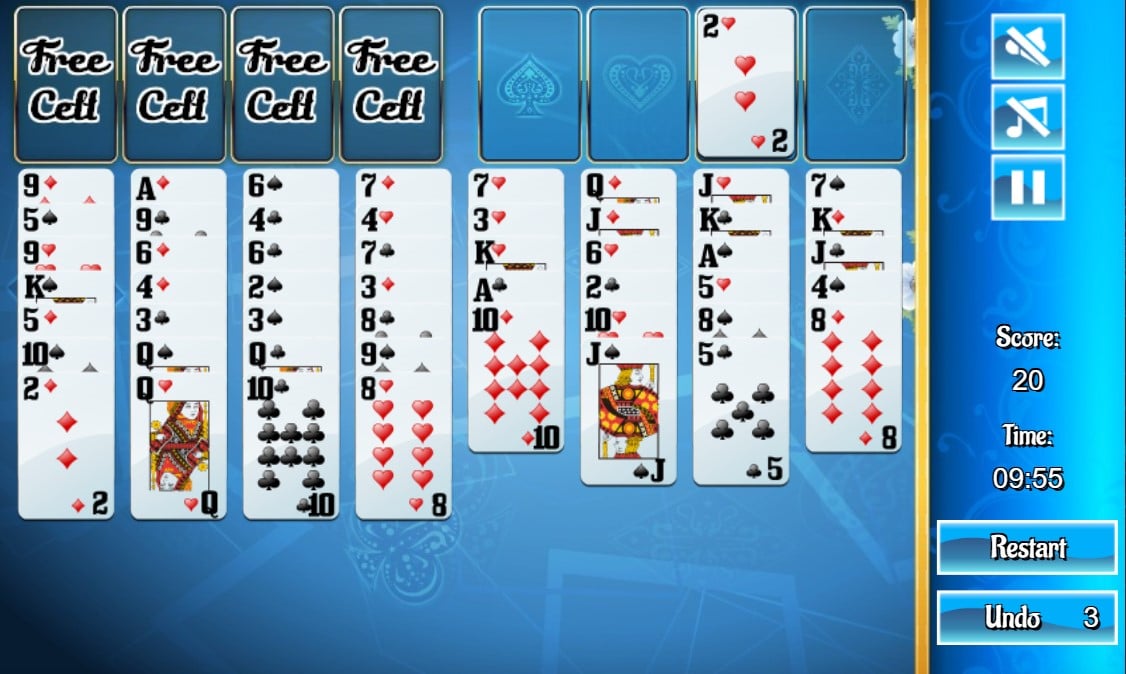 Freecell Solitaire Classic Addicting Games - Play online on Solitaire.ca